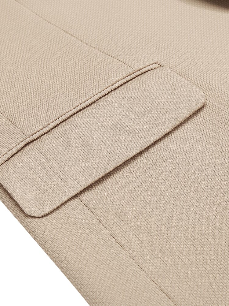 Slim Fit Textured Blazer Jacket (US Only) Blazer coofandy 