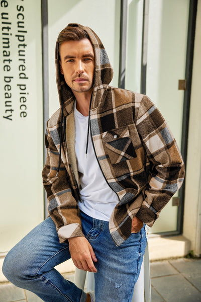 Comfy Plaid Flannel Lined Jacket (US Only) Shirts coofandy 