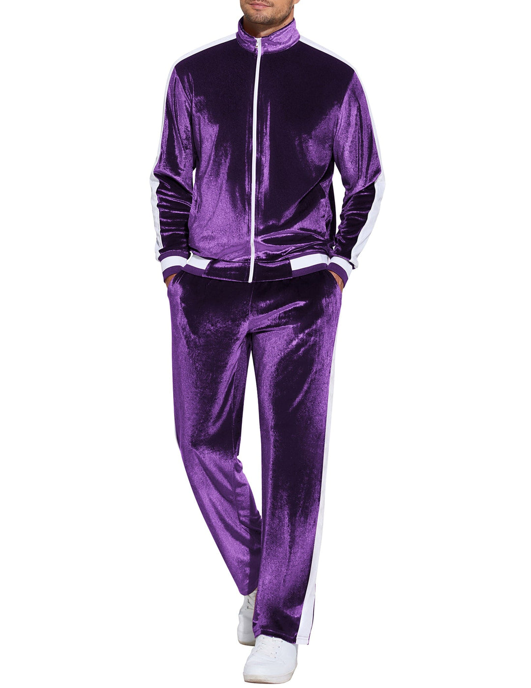 Soft Velour Velvet Tracksuit Set (US Only) – COOFANDY