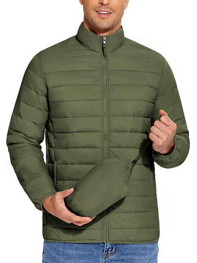 Lightweight Packable Puffer Jacket (US Only) Jackets coofandy Army Green S 