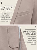 Business Casual Two Buttons Suit Jacket Blazer (US Only)