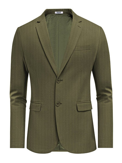 Versatile Cotton Suit Jacket (US Only) Blazer coofandy Army Green S 