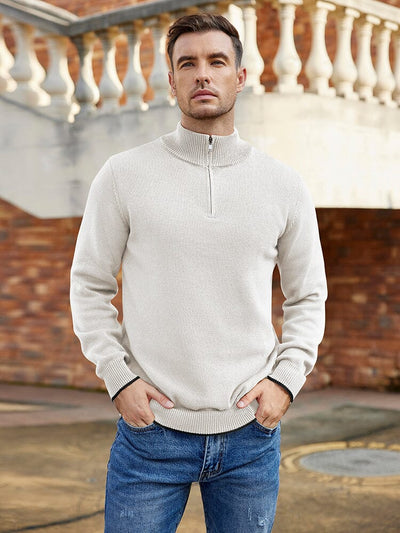 Lightweight Mock Neck Sweaters (US Only) Sweater coofandy 