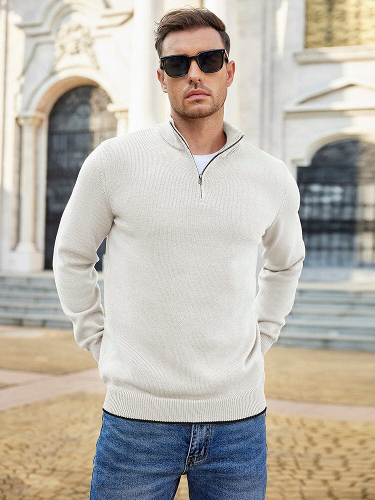 Lightweight Mock Neck Sweaters (US Only) Sweater coofandy 