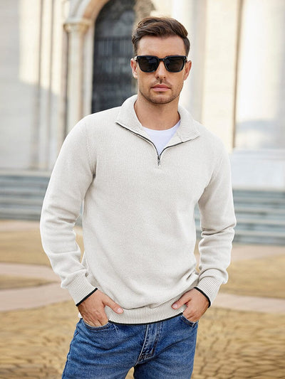 Lightweight Mock Neck Sweaters (US Only) Sweater coofandy 