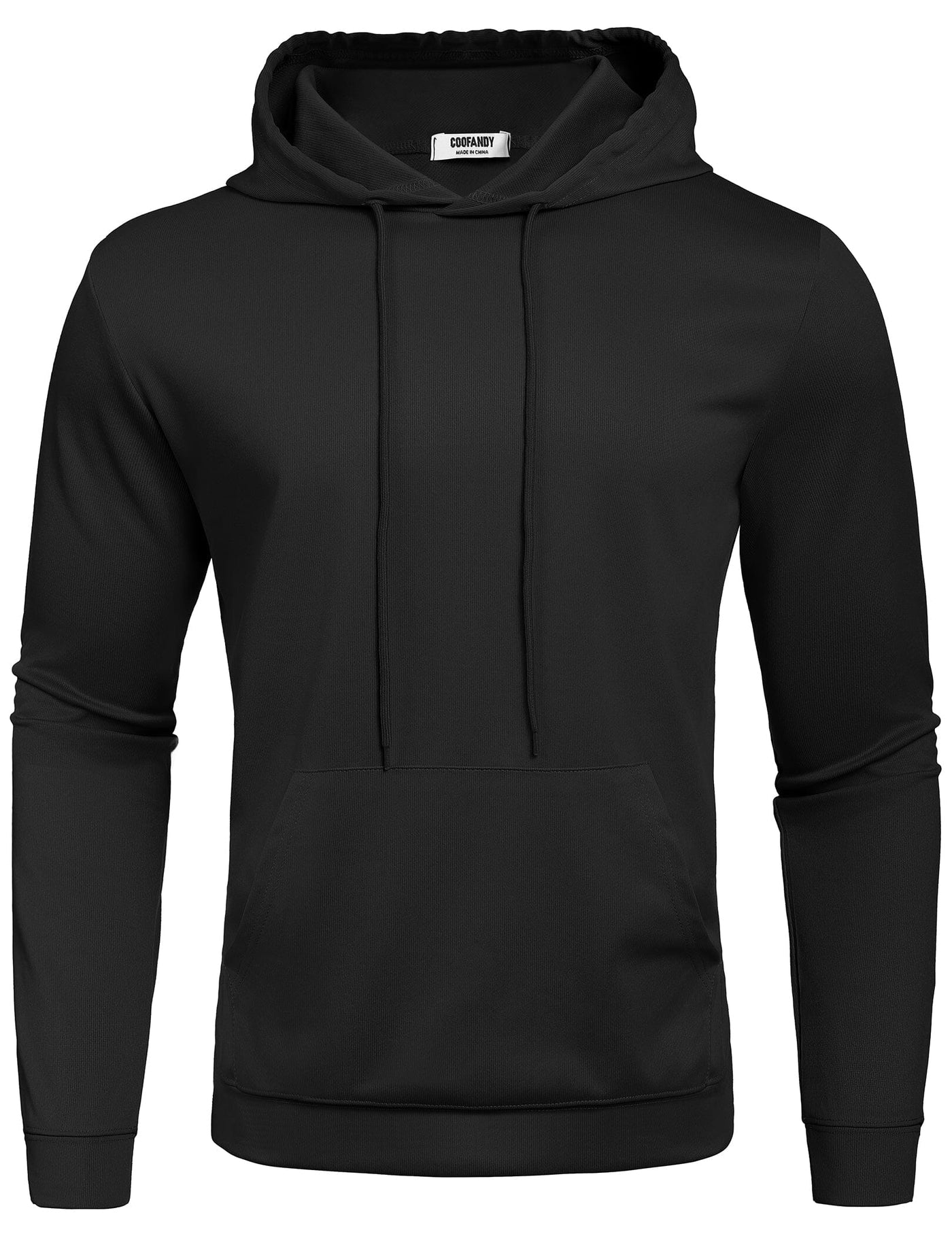 Casual Relaxed Feeling Hoodie (US Only) Hoodies coofandy Black S 