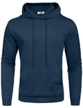 Casual Relaxed Feeling Hoodie (US Only) Hoodies coofandy Navy Blue S 