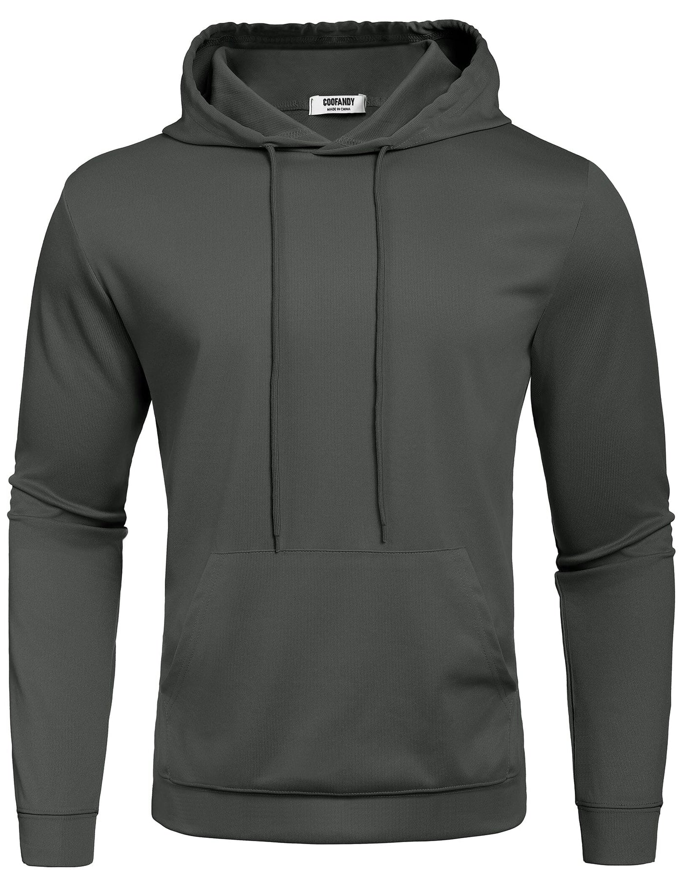 Casual Relaxed Feeling Hoodie (US Only) Hoodies coofandy Dark Grey S 