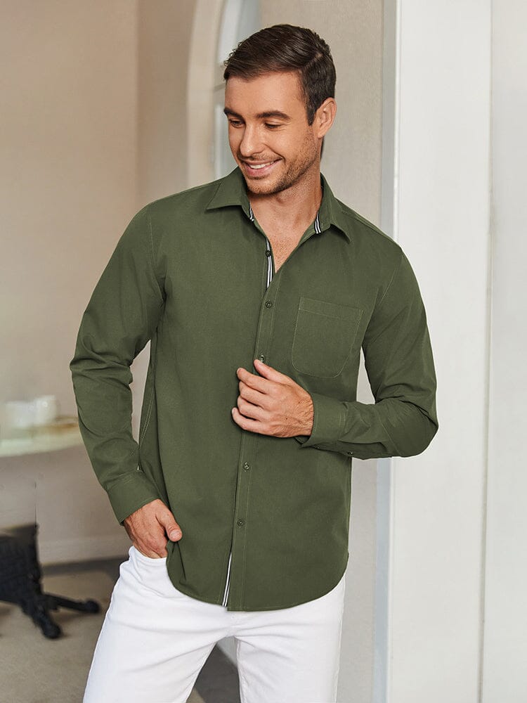 Elegant Untucked Dress Shirt (US Only) Shirts coofandy 