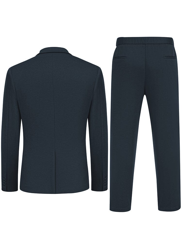 Casual 2-Piece Blazer Set (US Only) Suit Set coofandy 