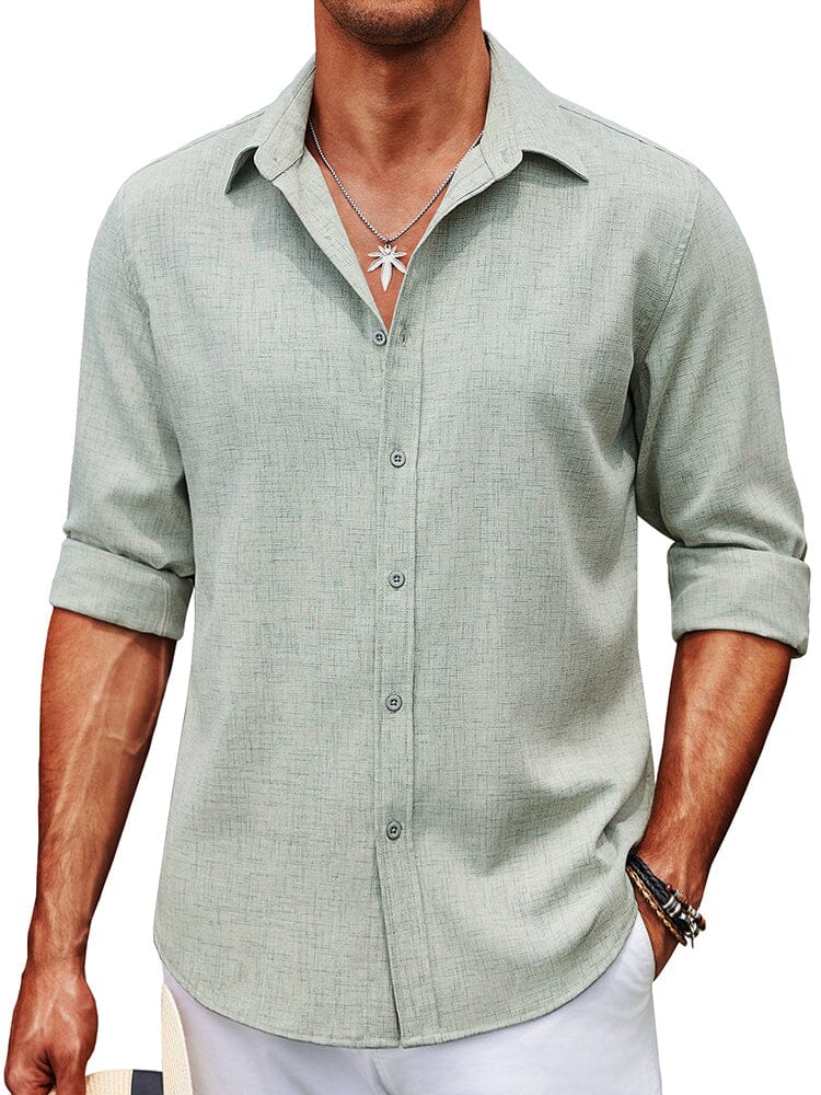 Soft Wrinkle Free Dress Shirts (US Only) Black / M