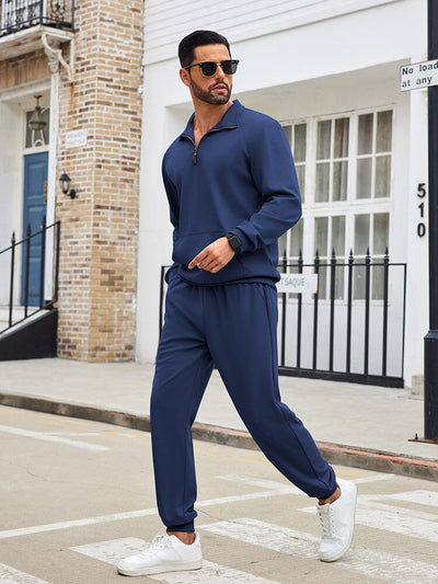 Casual Comfort 2-Piece Sweatsuit (US Only) Sets coofandy 