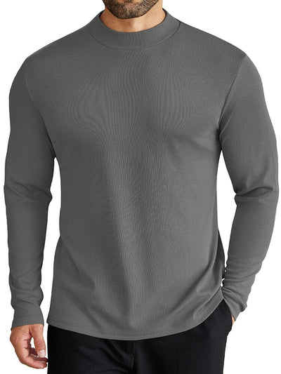 Lightweight Ribbed Pullover Sweater (US Only) Sweater coofandy Grey S 