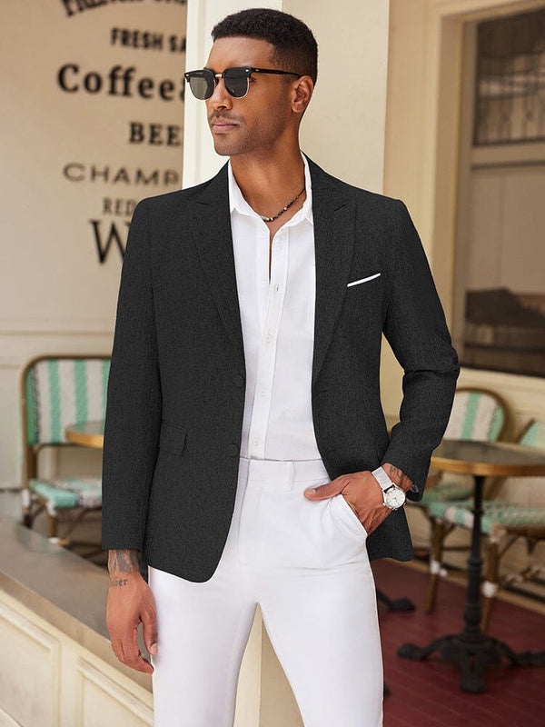 Lightweight Business Suit Jackets (US Only) Blazer coofandy 