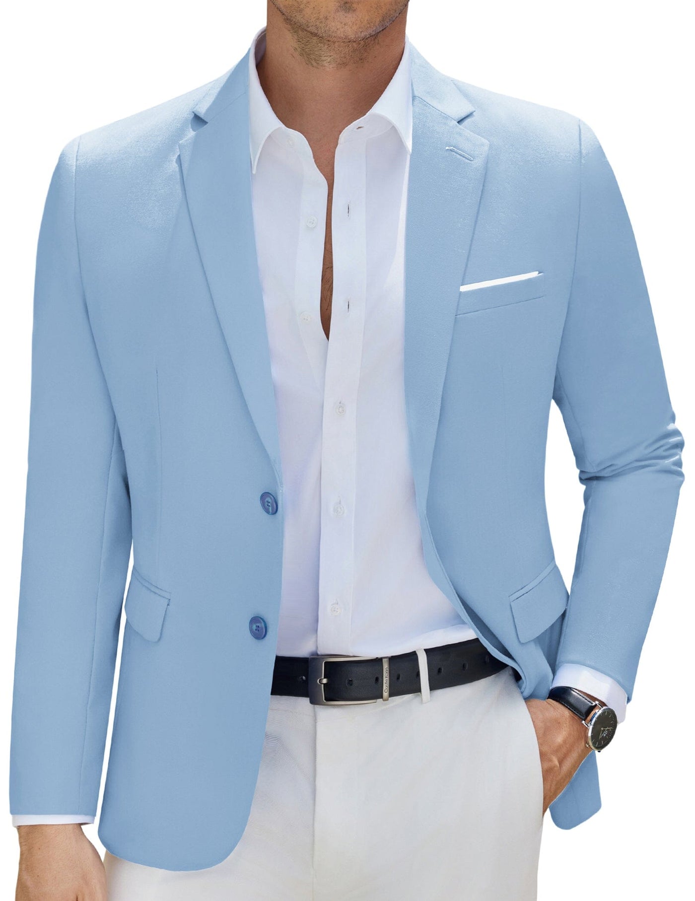 Slim Fit Business Casual Blazer Blazer coofandy 