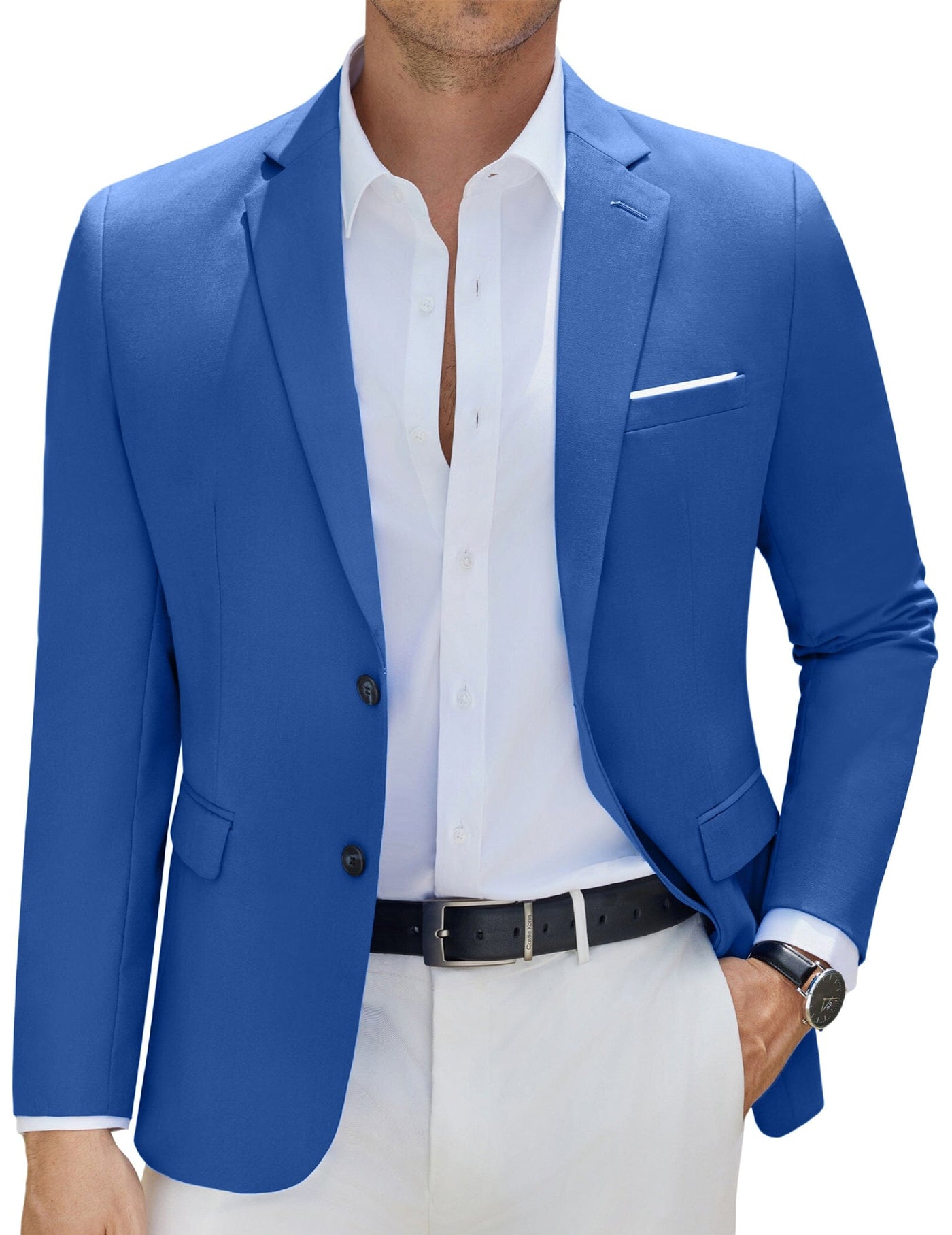 Slim Fit Business Casual Blazer Blazer coofandy 