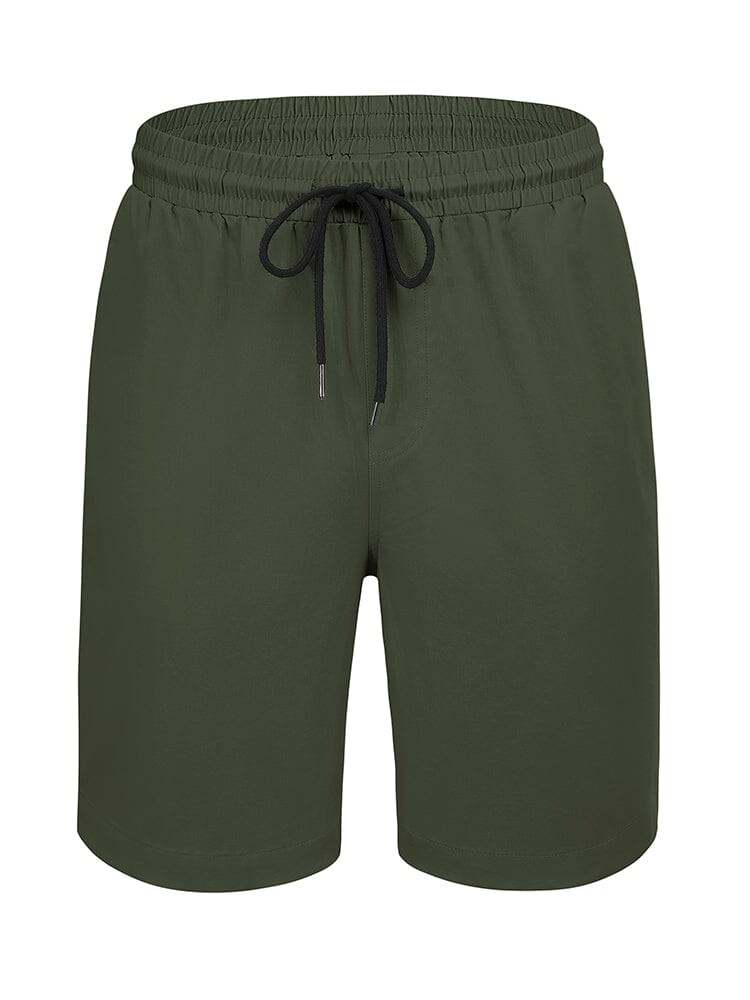 Casual Cotton Athletic Shorts (US Only) Shorts coofandy Army Green S 