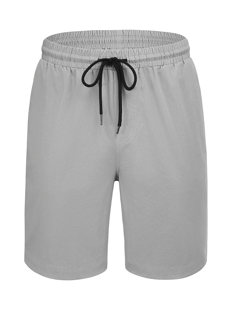 Casual Cotton Athletic Shorts (US Only) Shorts coofandy Light Grey S 