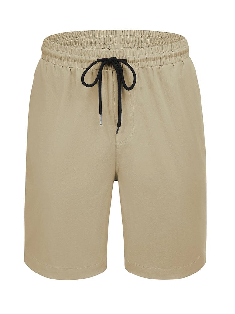 Casual Cotton Athletic Shorts (US Only) Shorts coofandy Light Khaki S 