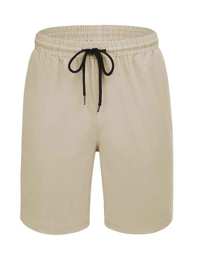 Casual Cotton Athletic Shorts (US Only) Shorts coofandy Apricot S 