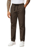 Casual Straight Leg Drawstring Chino Pants (US Only)