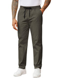 Casual Straight Leg Drawstring Chino Pants (US Only)