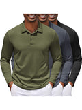 3-Pack Moisture Wicking Polo Shirt (US Only)