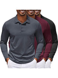 3-Pack Moisture Wicking Polo Shirt (US Only)