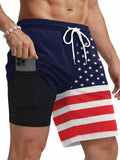Stylish Printed Beach Swim Trunks (US Only)
