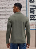 Classic Heathered Long Sleeve Polo Shirt (US Only)