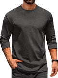 Casual Crew Neck Long Sleeve T-Shirt (US Only)