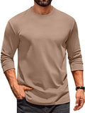 Casual Crew Neck Long Sleeve T-Shirt (US Only)