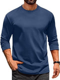 Casual Crew Neck Long Sleeve T-Shirt (US Only)