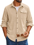 Corduroy Button Down Shirt Jacket (US Only)