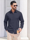 Casual Long Sleeve Button Down Denim Shirt (US Only)