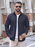Casual Long Sleeve Button Down Denim Shirt (US Only)