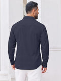 Casual Long Sleeve Button Down Denim Shirt (US Only)