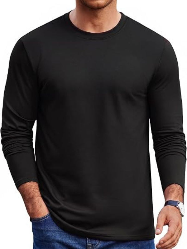 Thermal Fleece-Lined Long Sleeve Crew Neck Tee (US Only)
