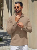 Refined Cotton Pique Long Sleeve Polo Shirt (US Only)