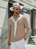 Refined Cotton Pique Long Sleeve Polo Shirt (US Only)