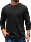 Waffle Knit Thermal Crew Neck Shirt (US Only)