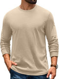 Waffle Knit Thermal Crew Neck Shirt (US Only)