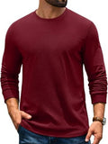 Waffle Knit Thermal Crew Neck Shirt (US Only)
