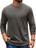 Waffle Knit Thermal Crew Neck Shirt (US Only)