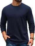 Waffle Knit Thermal Crew Neck Shirt (US Only)