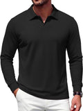 Modern V-Neck Knit Polo Sweater (US Only)