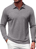 Modern V-Neck Knit Polo Sweater (US Only)