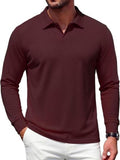 Modern V-Neck Knit Polo Sweater (US Only)