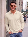 Modern V-Neck Knit Polo Sweater (US Only)