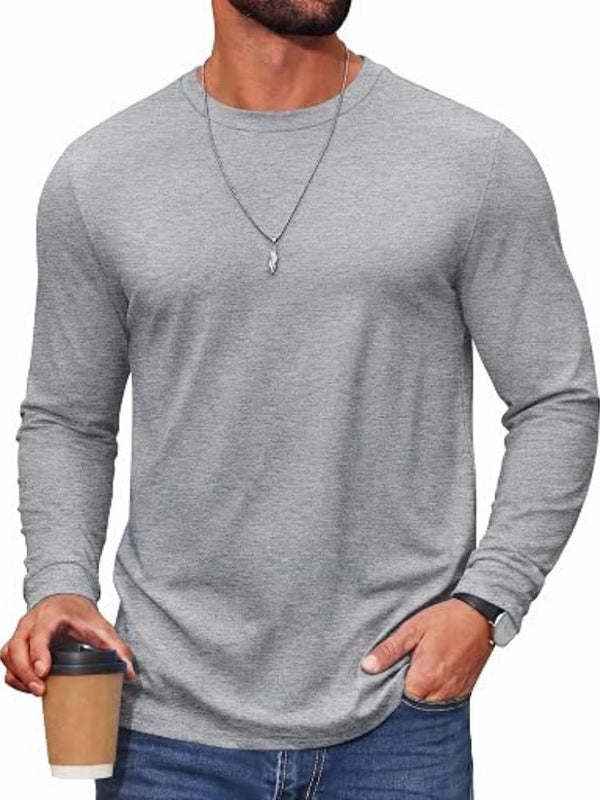 Essential Cotton-Blend Long Sleeve Tee (US Only)